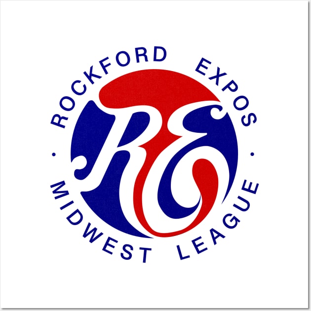 Defunct Rockford Expos Minor League Baseball 1988 Wall Art by LocalZonly